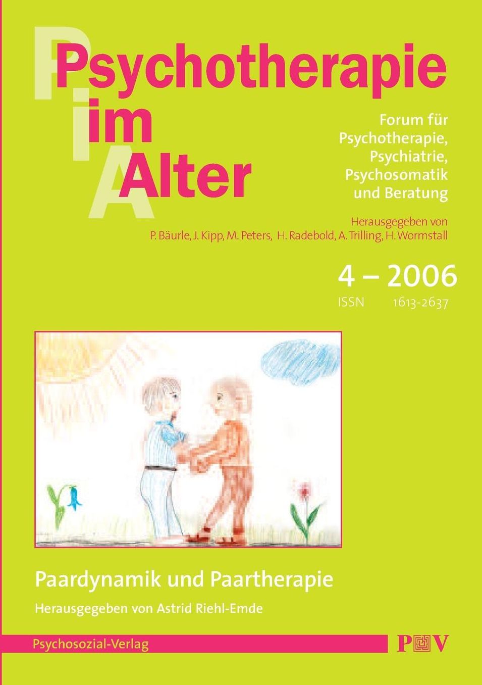 Psychotherapie im Alter Nr. 12: Paardynamik und Paartherapie, herausgegeben von Astrid Riehl-Emde