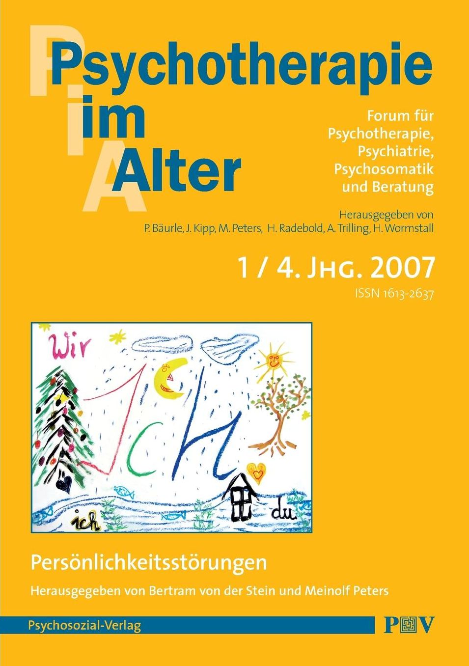 Psychotherapie im Alter Nr. 13: Pers nlichkeitsst rungen, herausgegeben von Meinolf Peters und Bertram von der Stein