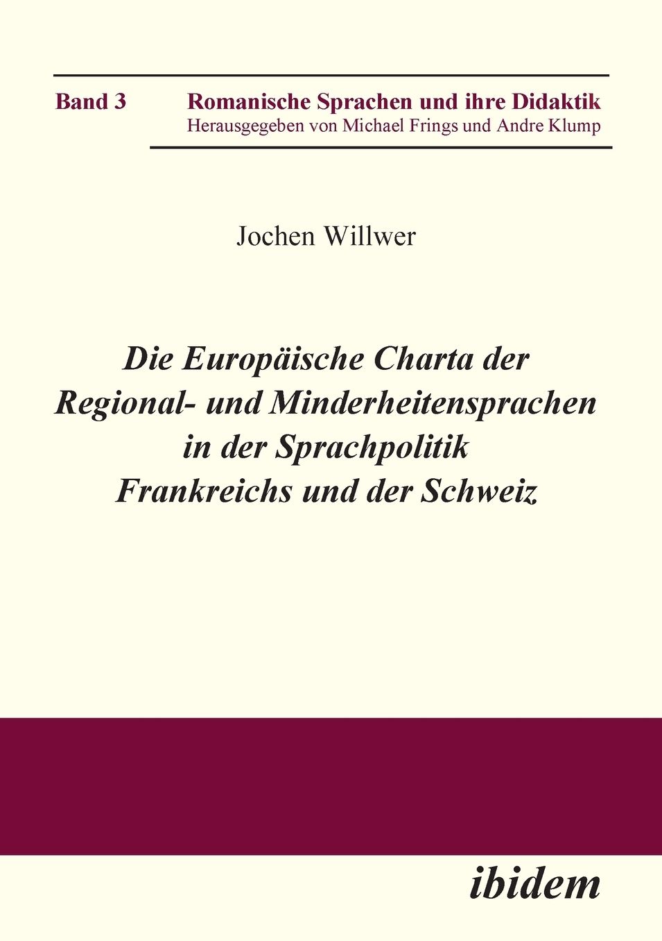 Die Europäische Charta der Regional- und Minderheitensprachen in der Sprachpolitik Frankreichs und der Schweiz