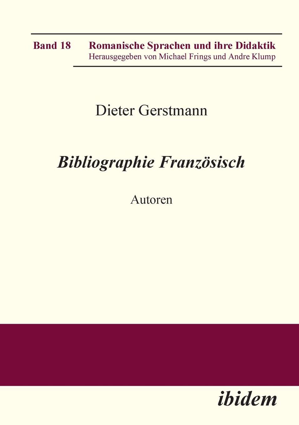 Bibliographie Französisch: Autoren