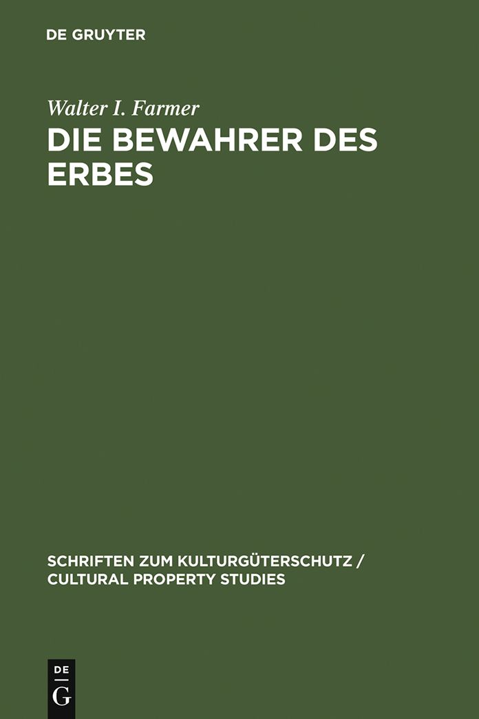 Die Bewahrer des Erbes: Das Schicksal deutscher Kulturguter am Ende des Zweiten Weltkrieges