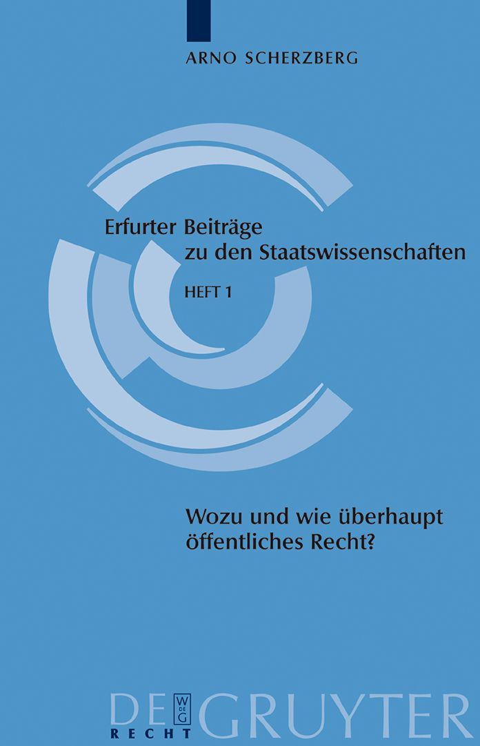 Wozu und wie uberhaupt noch offentliches Recht?