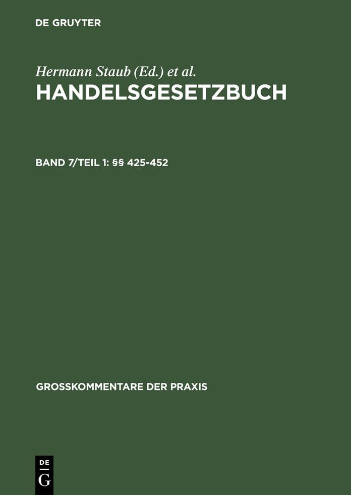 425-452: (mit Versicherungen, SVS/RVS 1989, GuKG, KVO, AGNB, ADSp, SchwergutBed., GuKUMT, spartenubergr. Transp.)