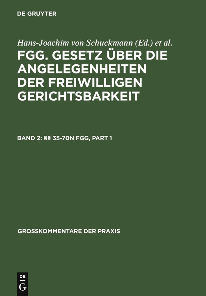 §§ 35-70n FGG