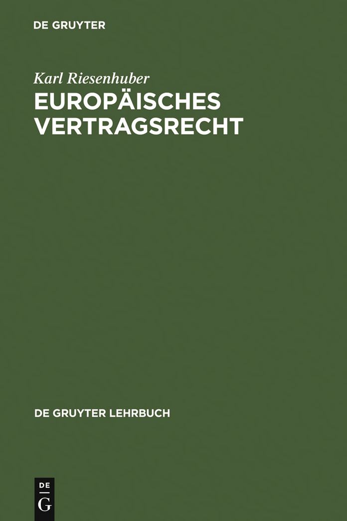Europaisches Vertragsrecht