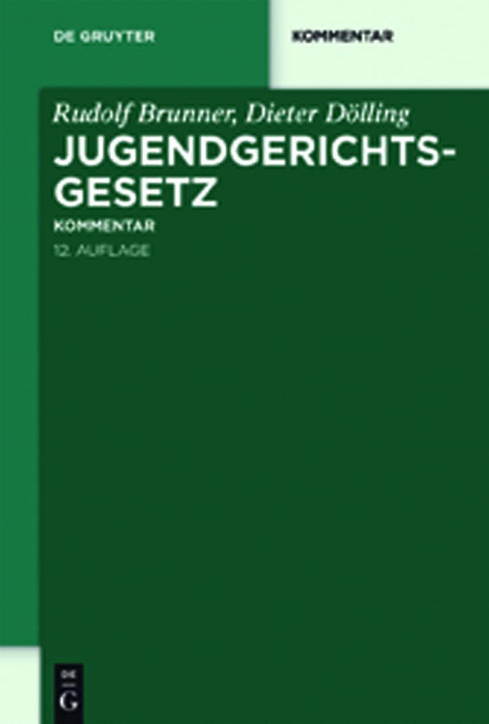 Jugendgerichtsgesetz: Kommentar