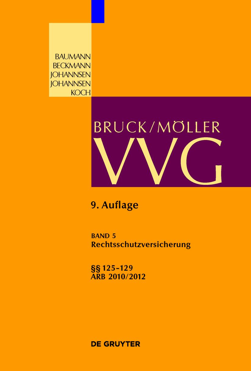 Rechtsschutzversicherung 125-129: ARB 2010/2012
