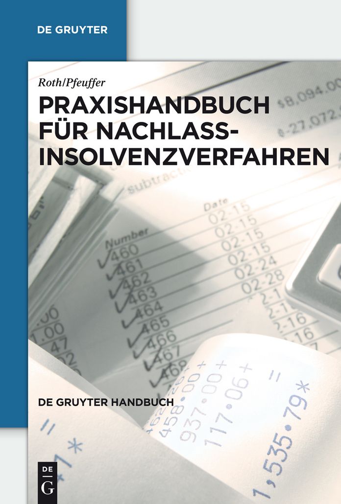 Praxishandbuch fur Nachlassinsolvenzverfahren