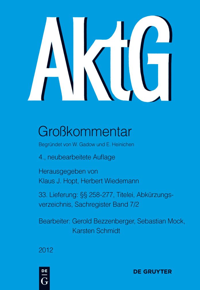 258-277; Titelei; Abkurzungsverzeichnis; Register Band 7/2