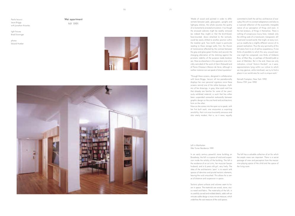 A Light Through Architecture / Luce Attraverso una Architettura 1992-2012