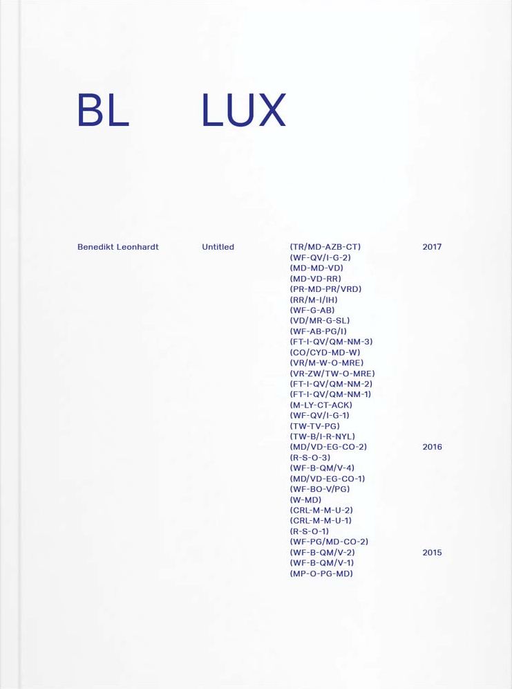 Benedikt Leonhardt: Lux