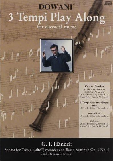 Handel - Sonata in A Minor Op. 1 No. 4 for Treble (Alto) Recorder and Basso Continuo