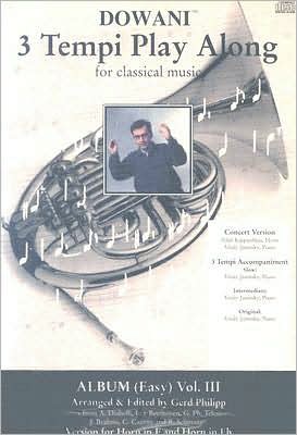 3 Tempi Play-Along, Album III (Easy) for Horn and Piano
