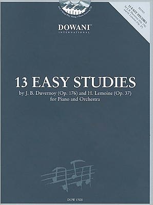 13 Easy Studies by Duvernoy (Op. 176) and Lemoine (Op. 37) for Piano and Orchestra