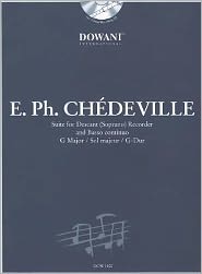 Chedeville: Suite in G Major for Descant (Soprano) Recorder and Basso Continuo