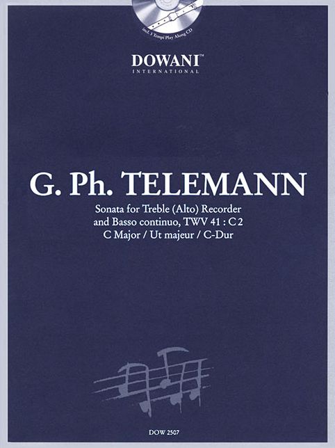 Telemann: Sonata in C Major for Treble (Alto) Recorder and Basso Continuo TWV41:C2