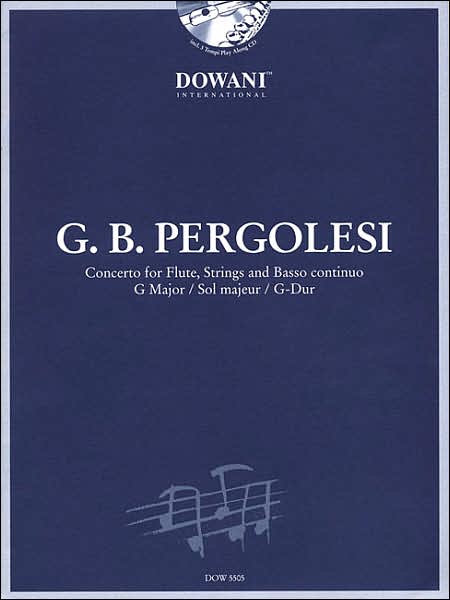 Concerto for Flute, Strings and Basso Continuo in G Major: Reduction for Flute and Keyboard