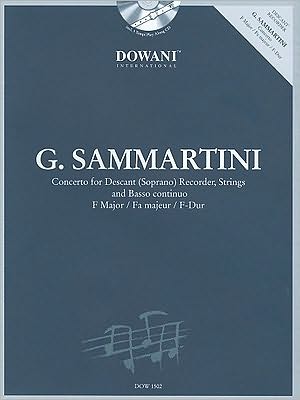 Sammartini: Concerto in F Major for Descant (Soprano) Recorder and Basso Continuo