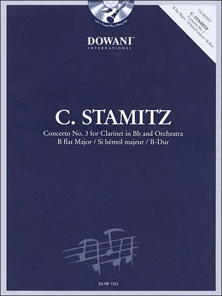 Stamitz: Concerto No. 3 in B-Flat Major: Clarinet and Piano Reduction