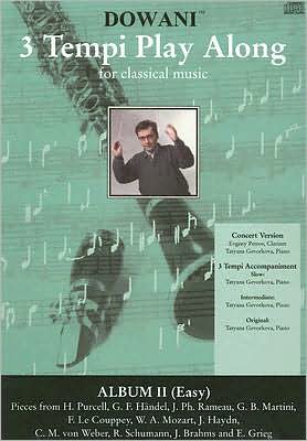 3 Tempi Play-Along, Album II (Easy) for Clarinet in Bb and Piano