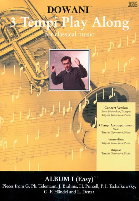 3 Tempi Play-Along, Album I (Easy) for Trumpet in Bb and Piano