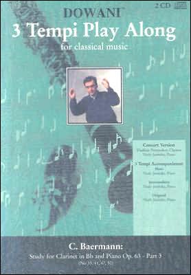 Baermann - Study for Clarinet in Bb and Piano Op. 63 - Part 3: Booklet/2-CD Pack