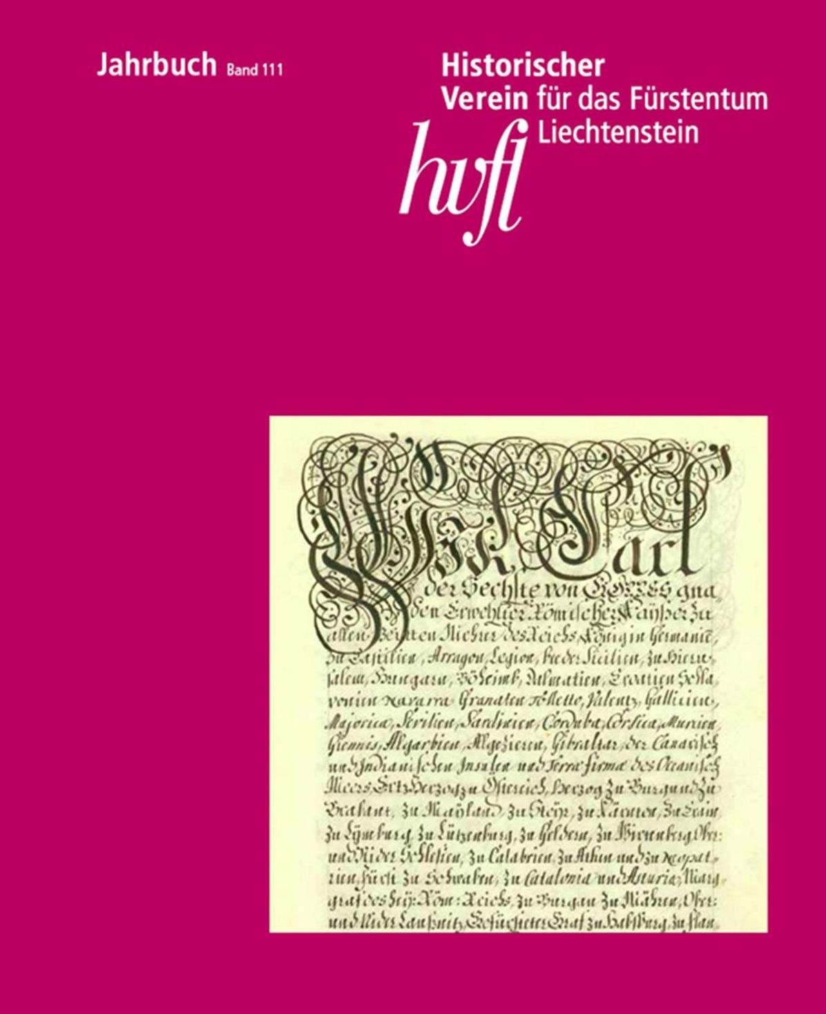 Jahrbuch des Historischen Vereins Band 111