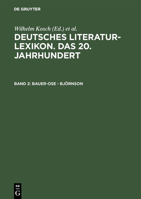 Bauer-Ose - Bjornson