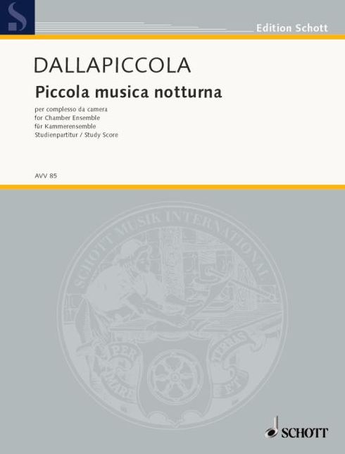Piccola Musica Notturna: Chamber Orchestra Score
