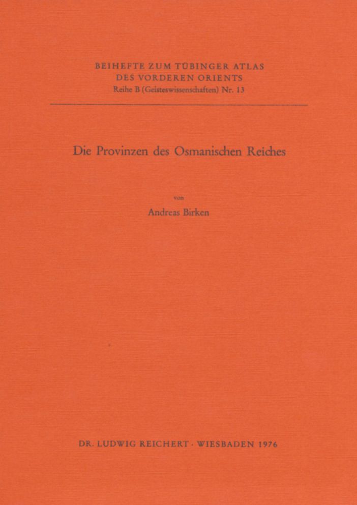 Die Provinzen des Osmanischen Reiches