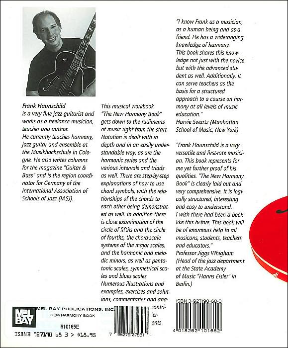 New Harmony Book: A Musical Workbook for Classical, Rock, Pop and Jazz Music