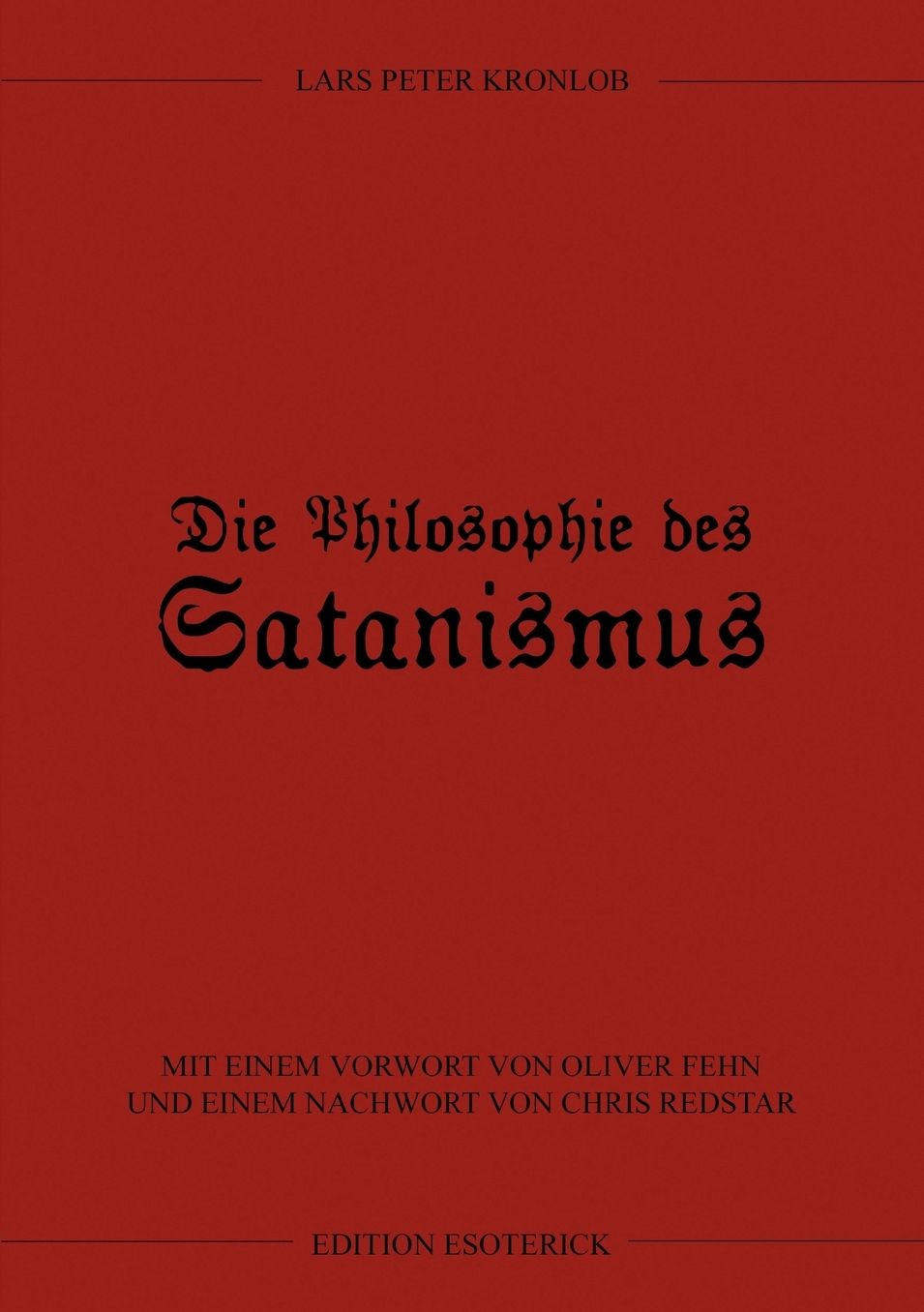 Die Philosophie Des Satanismus