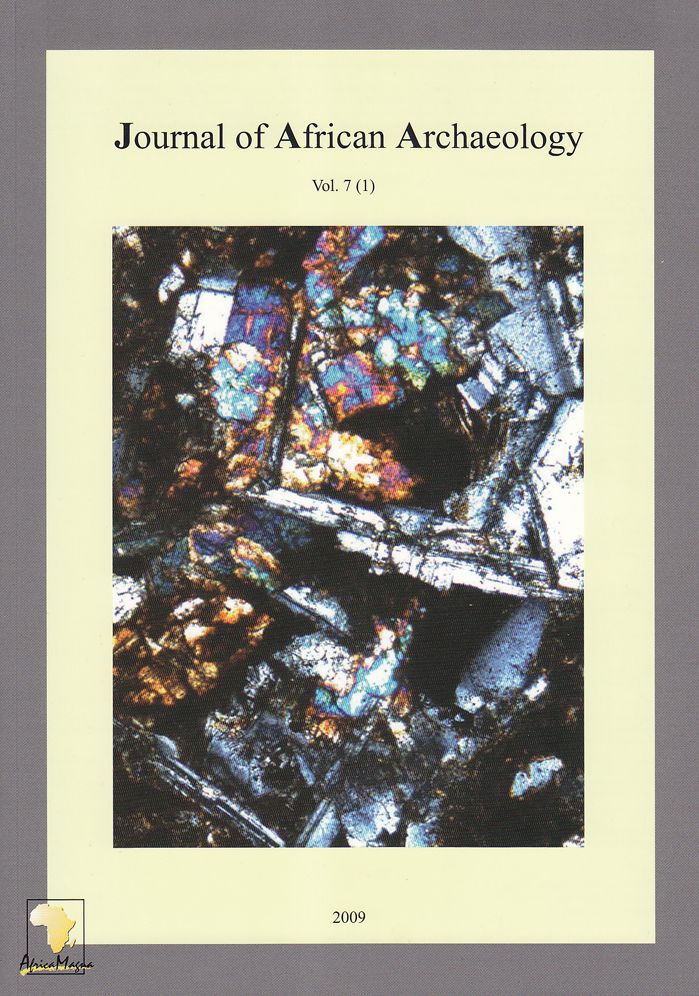 Journal of African Archaeology 7 (1)