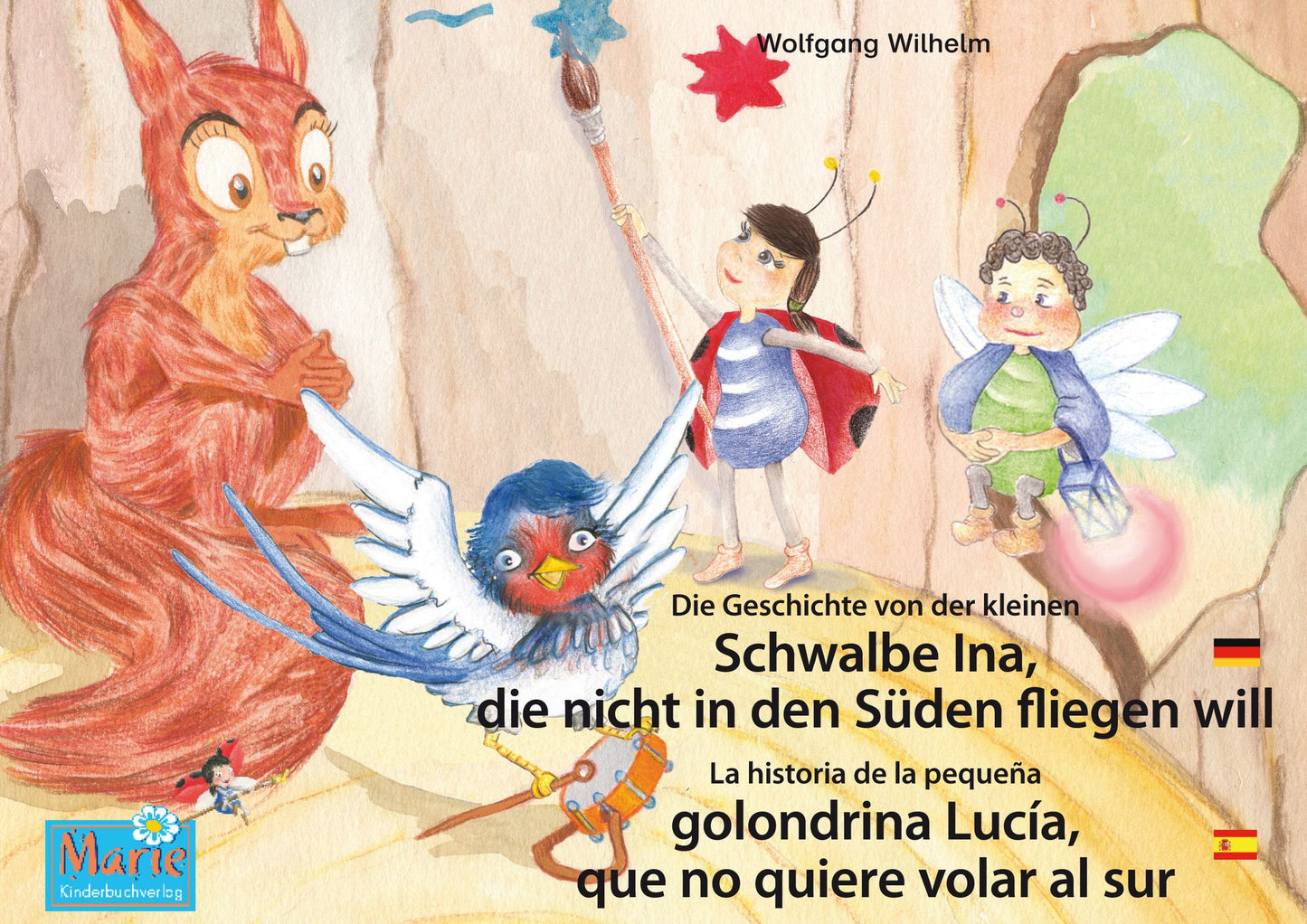 Die Geschichte von der kleinen Schwalbe Ina, die nicht in den Süden fliegen will. Deutsch-Spanisch. / La historia de la pequeña golondrina Lucía, que no quiere volar al sur. Aleman-Español.: Band 5 der Buch- und Hörspielreihe "Marienkäfer Marie" / Tomo 5