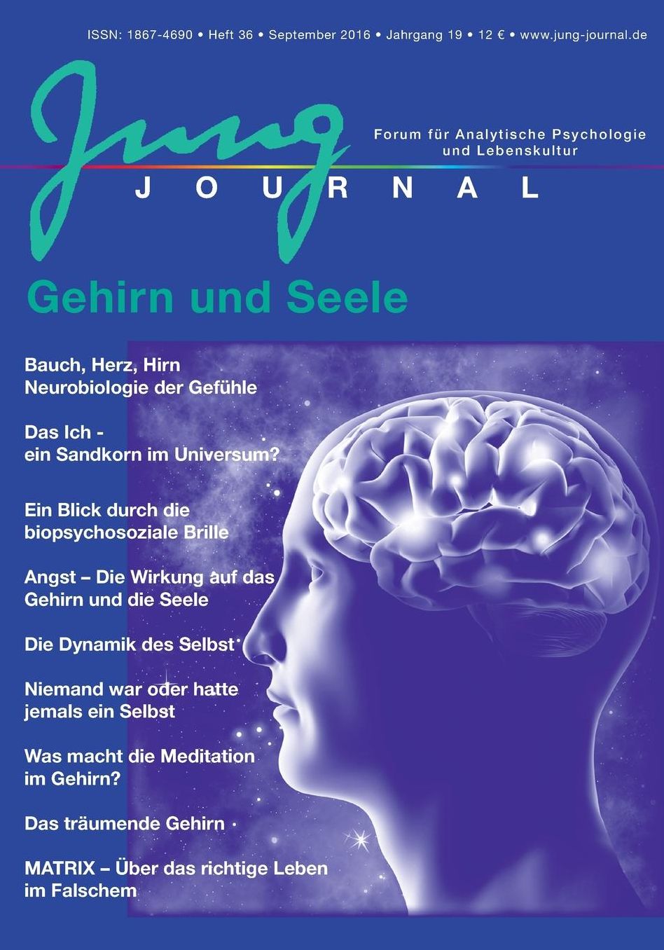 Jung Journal 36: Gehirn und Seele:Forum fÃ¼r Analytische Psychologie und Lebenskultur
