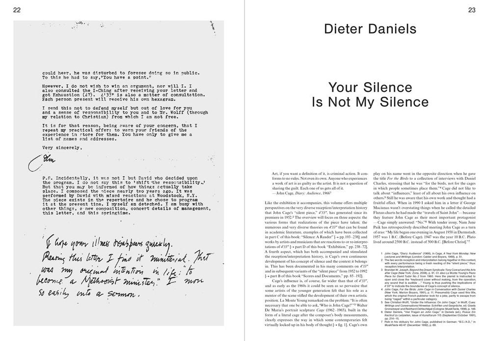 John Cage: 4'33''- Sounds Like Silence: Silence Today