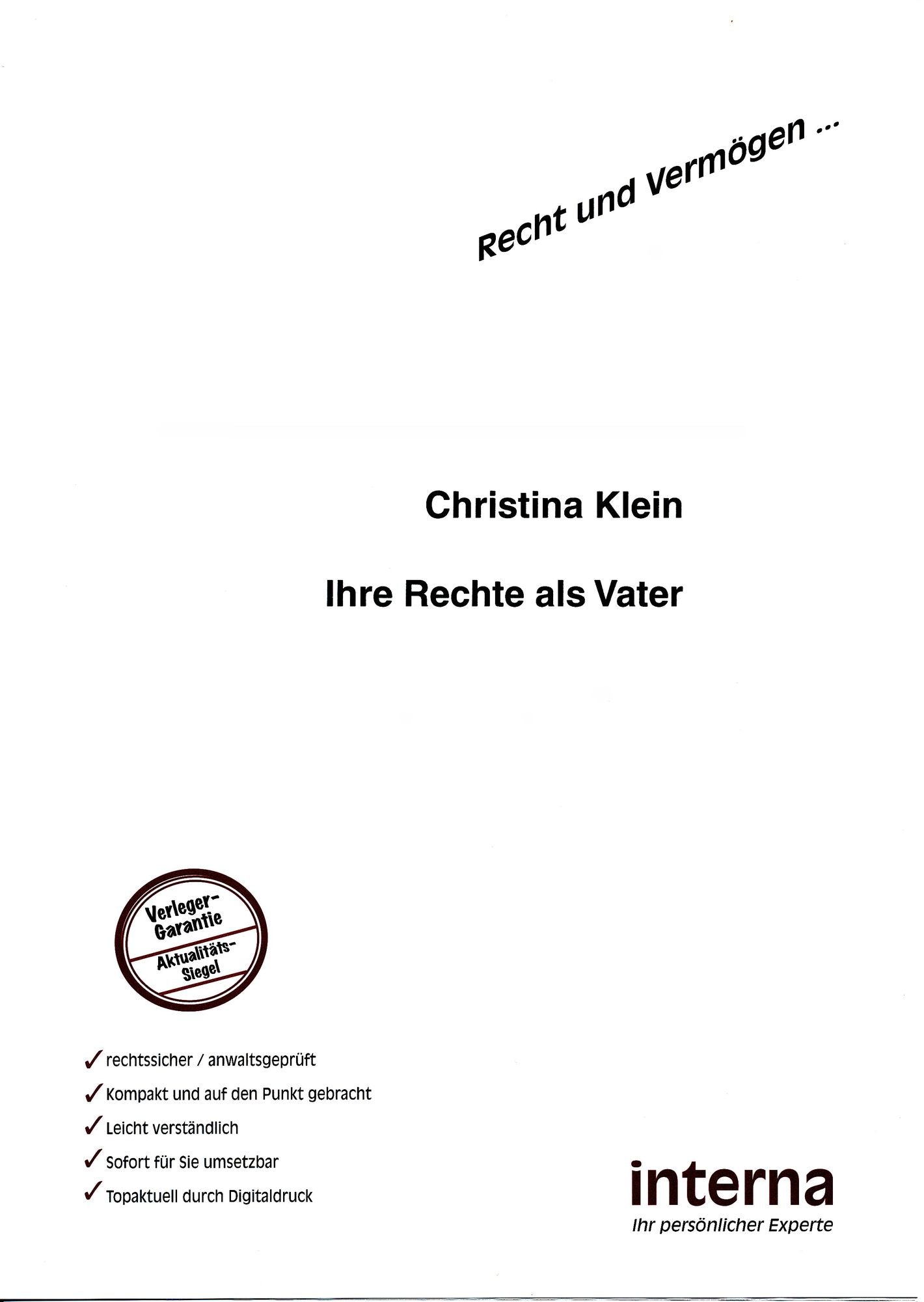 Ihre Rechte als Vater
