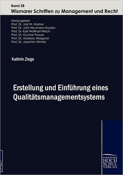 Erstellung und Einf hrung eines Qualit tsmanagementsystems
