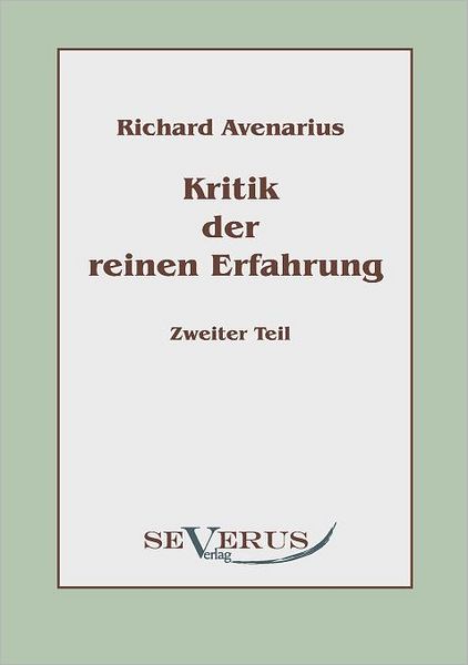 Kritik der reinen Erfahrung, Zweiter Teil