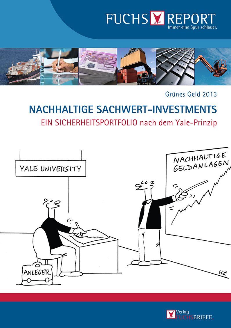 Grünes Geld 2013 - Nachhaltige Sachwert-Investments: Ein Sicherheitsportfolio nach dem Yale-Prinzip