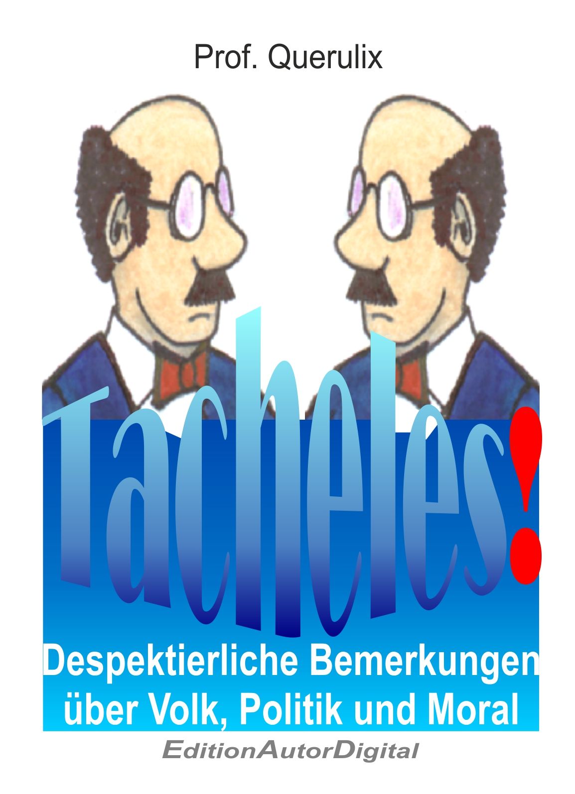 Tacheles: Despektierliche Bemerkungen über Volk, Politik und Moral