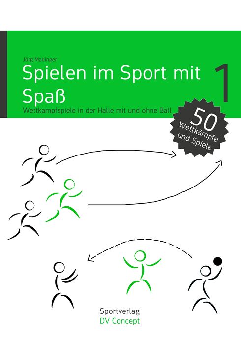 Spielen im Sport mit Spaß: Wettkampfspiele in der Sporthalle mit und ohne Ball