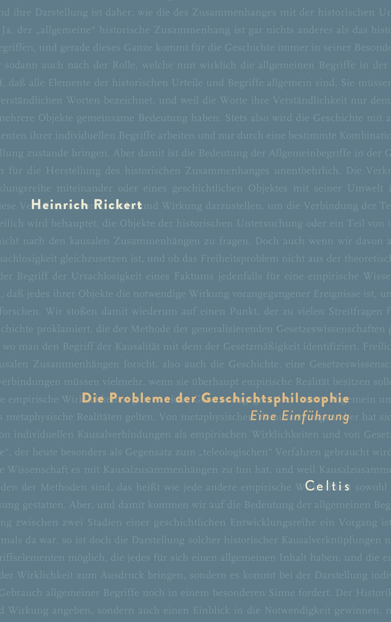 Die Probleme der Geschichtsphilosophie: Eine Einführung