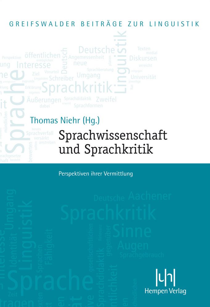Sprachwissenschaft und Sprachkritik: Perspektiven ihrer Vermittlung