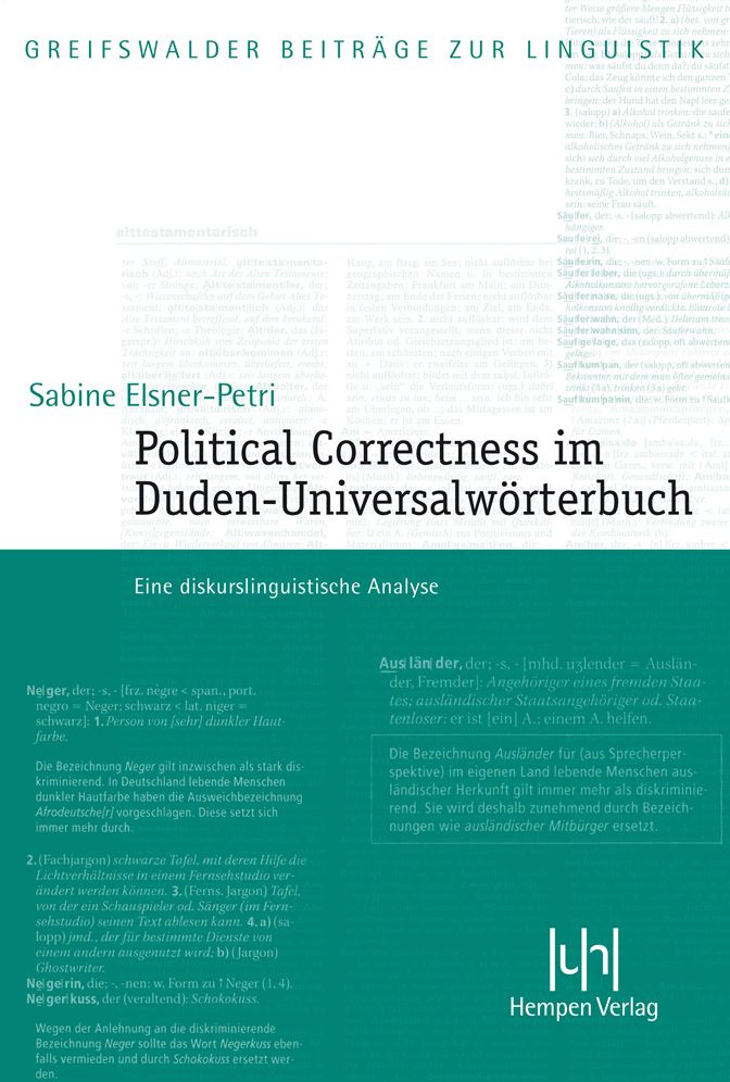 Political Correctness im Duden-Universalworterbuch: Eine diskurslinguistische Analyse