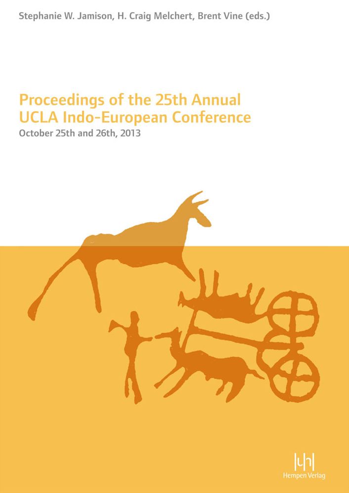 Proceedings of the 25th Annual UCLA Indo-European Conference: October 26th and 27th, 2013