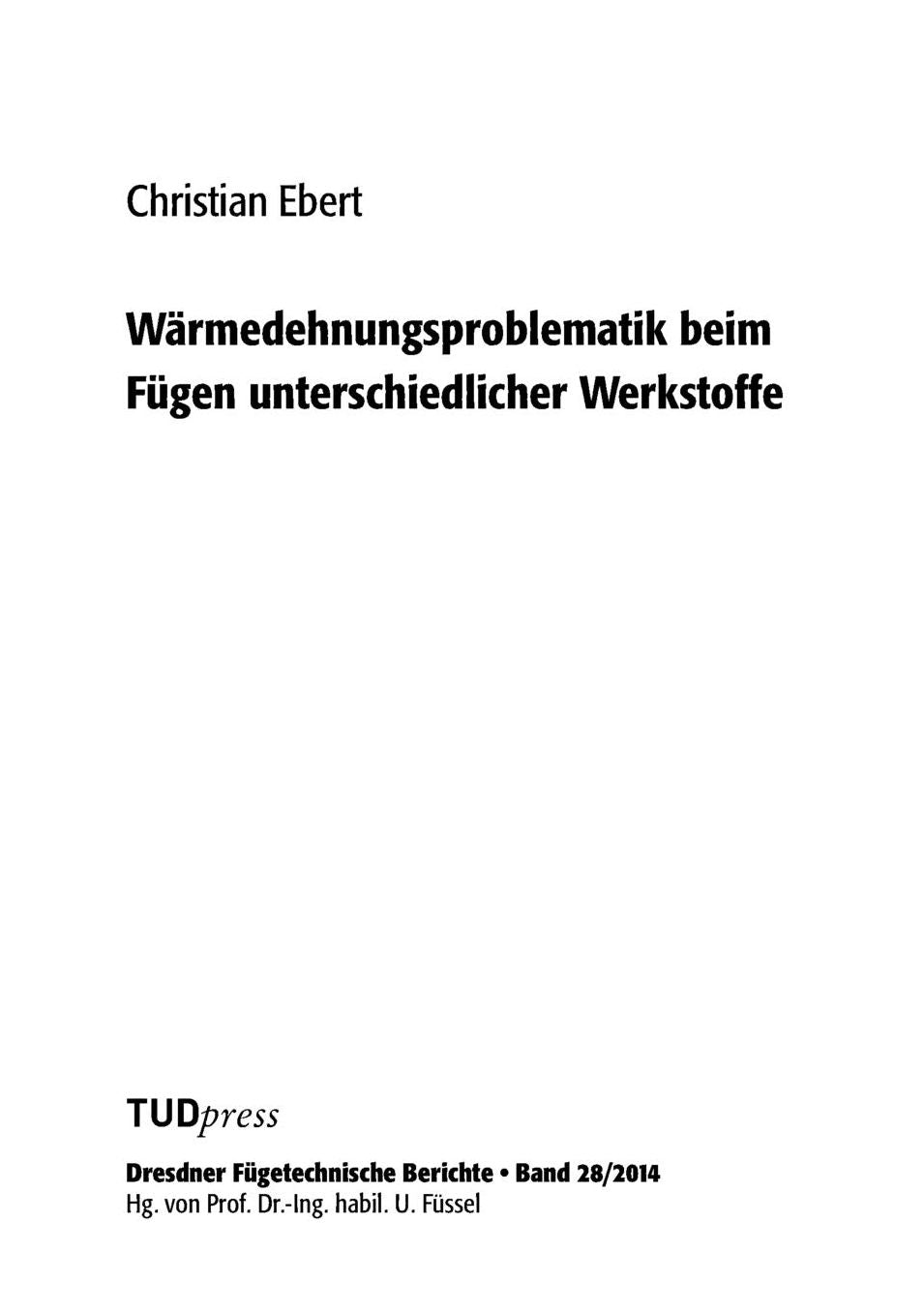 W rmedehnungsproblematik beim F gen unterschiedlicher Werkstoffe
