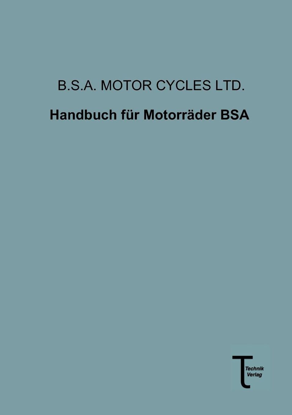Handbuch Fur Motorrader BSA