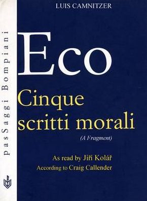 Luis Camnitzer: Eco Book