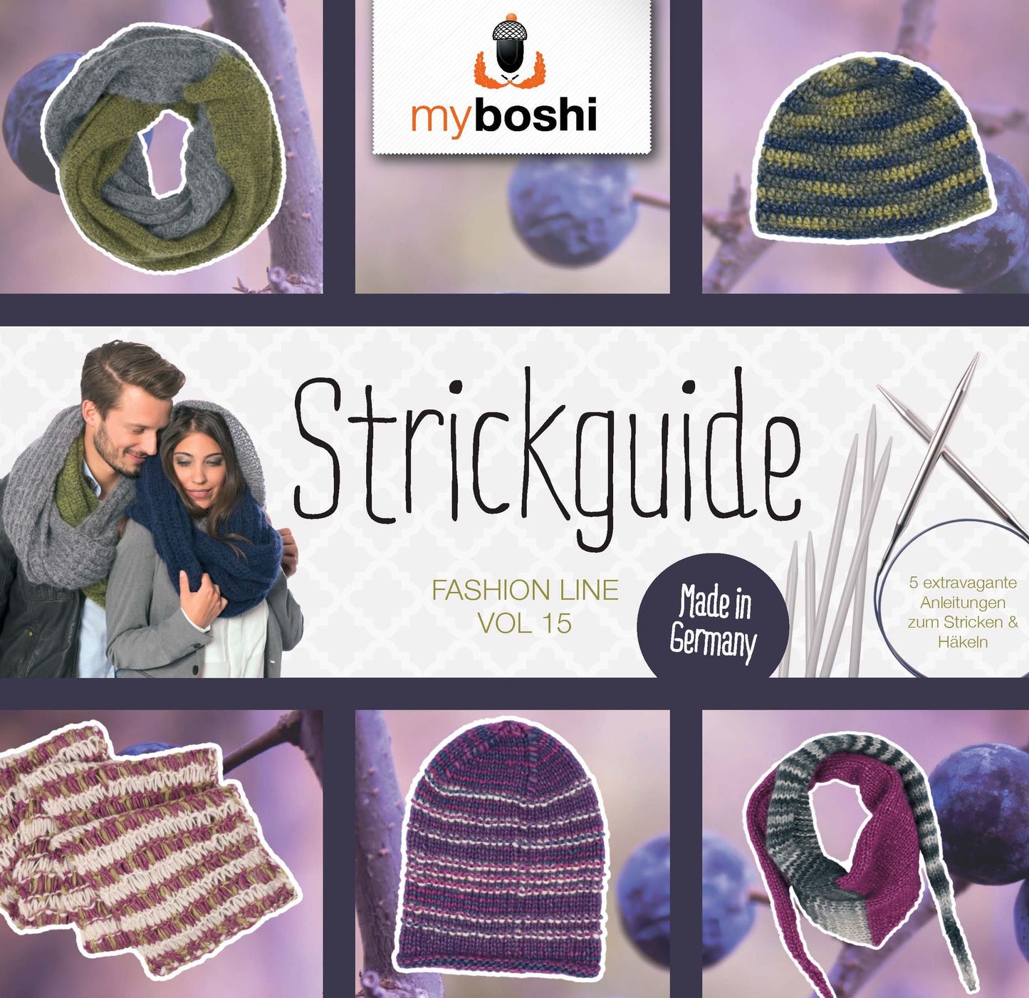 Strickguide Vol. 15: 5 extravagante Anleitungen zum Stricken und Häkeln